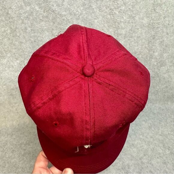 Providence RI Golf Had Cap Red Strapback Ballcap Golfer Casual Sportcap - Picture 6 of 10